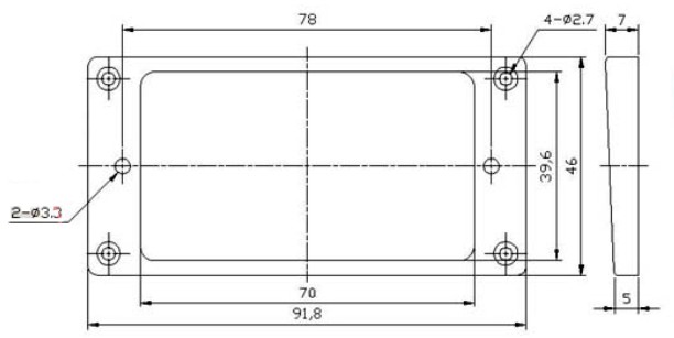 Humbucker Pickup Rings Curved Bottom