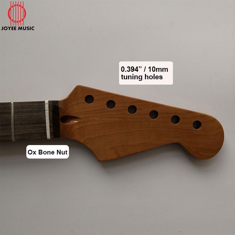 Roasted Flame Maple Strat Guitar Neck Kabukalli Fretboard