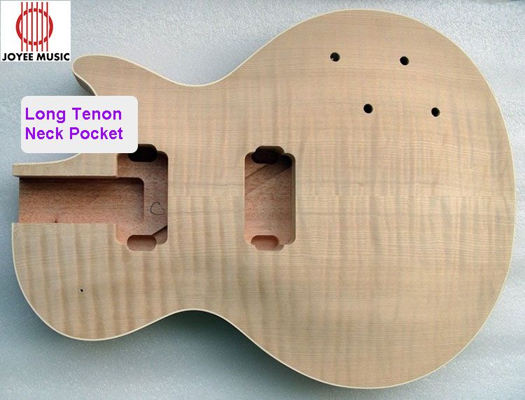 15mm Solid Flamed Maple Top LP Guitar Body