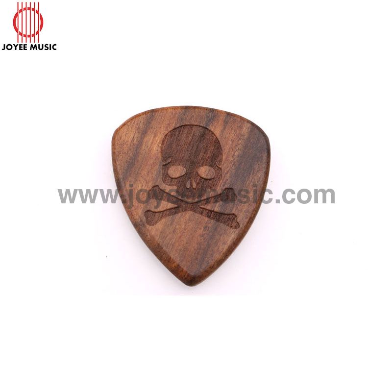 Custom Logo Design Engraved Real Wooden Guitar Picks