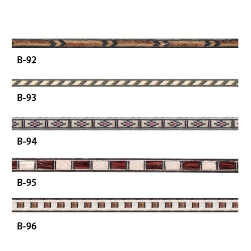 Wood Marquetry Purflings and Backstrips