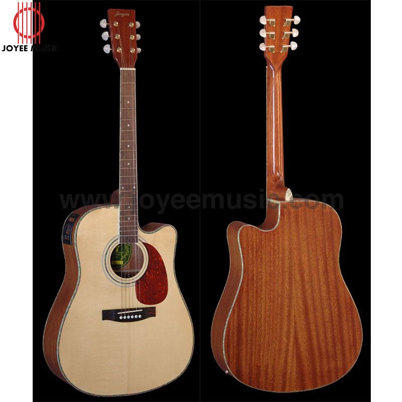 41 Inch Solid Top Acoustic Guitar with a EQ