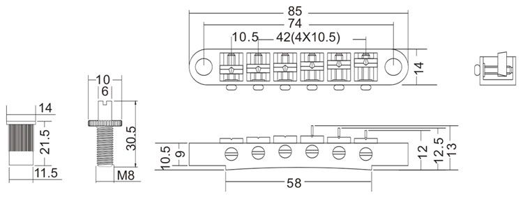 Tune-O-Matic Bridge