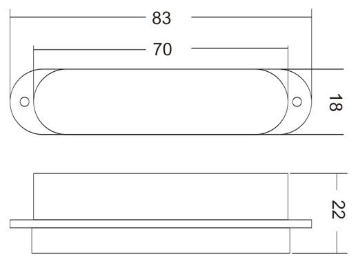 Single Coil Pickup Covered Passive Type 54mm Steel Bar Pole Piece