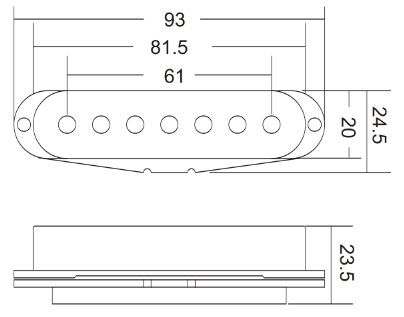 Single Coil Pickup 7-string Type