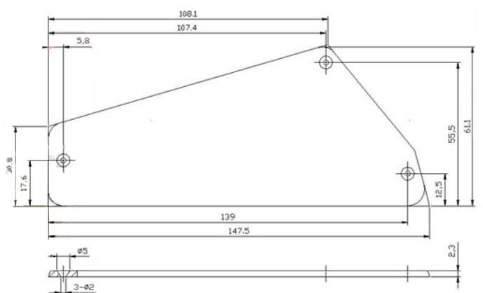 Control Cavity Cover Plate Modern Universal Type