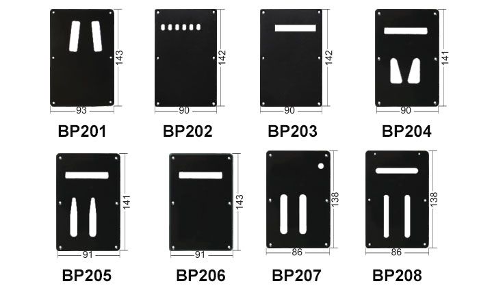 Tremolo Spring Cover 2-Slot Type