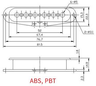 Single Coil Pickup Bobbin