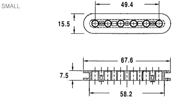 Single Coil Pickup Bobbins Fender Noiseless Type