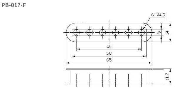 Humbucker Bobbins PP Material