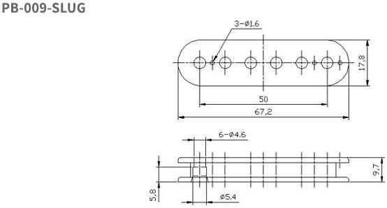 Humbucker Bobbins Slug and Screw Types