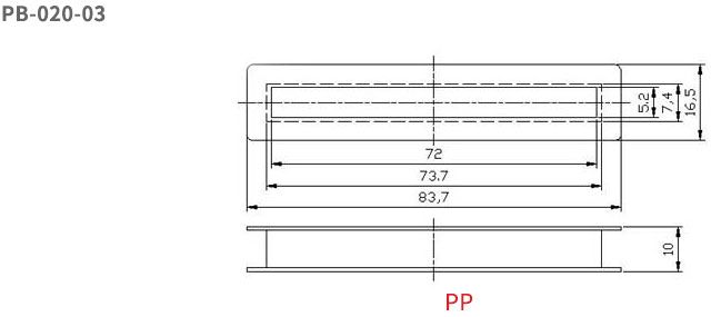 Humbucker Pickup Bobbins PP Material Slot Type