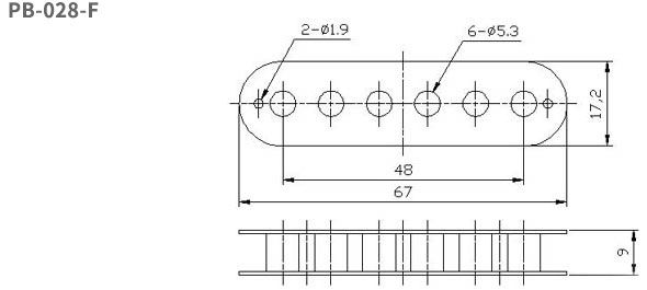 Humbucker Pickup Bobbins PP Material