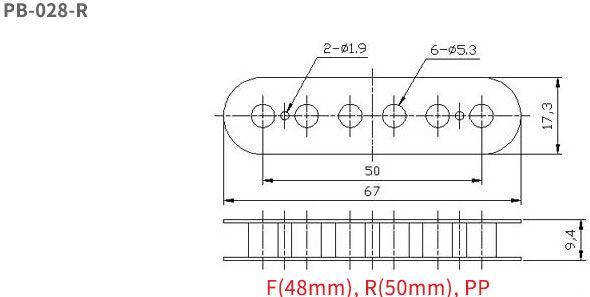 Humbucker Pickup Bobbins PP Material