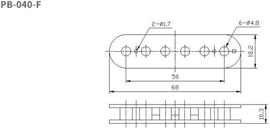 Humbucker Pickup Bobbins PC Material