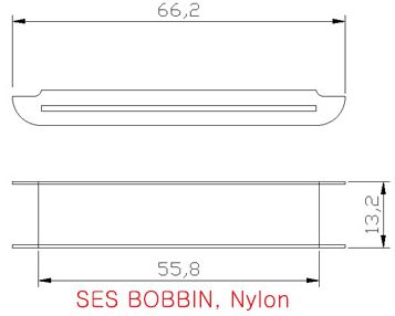 Blade Mini Humbucker Pickup Bobbin Nylon Material