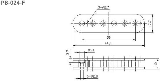 Humbucker Bobbins Screw Side